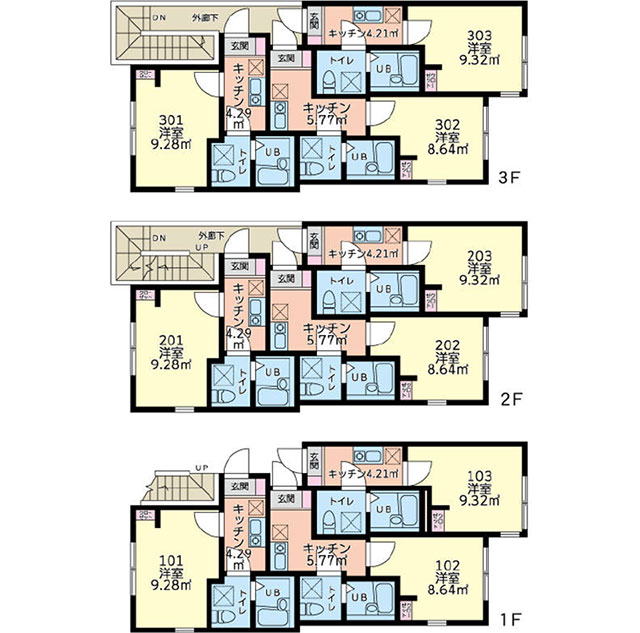 売りアパート 9,967万円